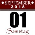 Samstag, 1. September 2018