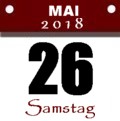 Samedi, 26 mai 2018