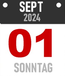 Sonntag, 1. September 2024