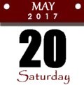 Saturday, May 20, 2017