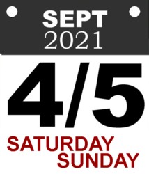 September 4 and 5, 2020