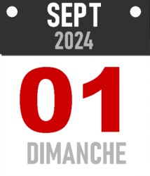 Dimanche, 1er septembre 2024