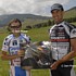 Gilberto Simoni with Antonio Corradini (winner over 125 km) - Photo: Dam Photos