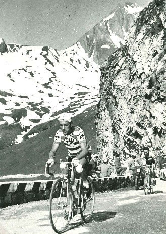 Charly Gaul whrend dem Giro d'Italia	1959