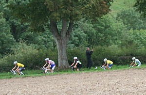 Spitzengruppe in Hoscheid