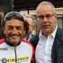 Claudio Chiappucci et Tho Thiry, le bourgmestre d'Echternach